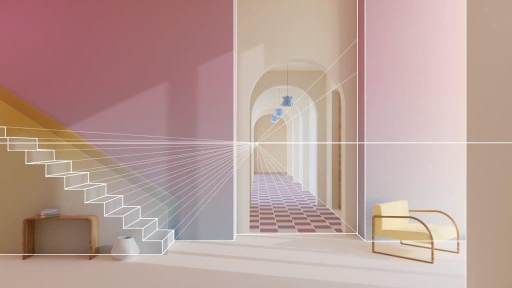 Formation en ligne croquis - Perspective Niveau 1